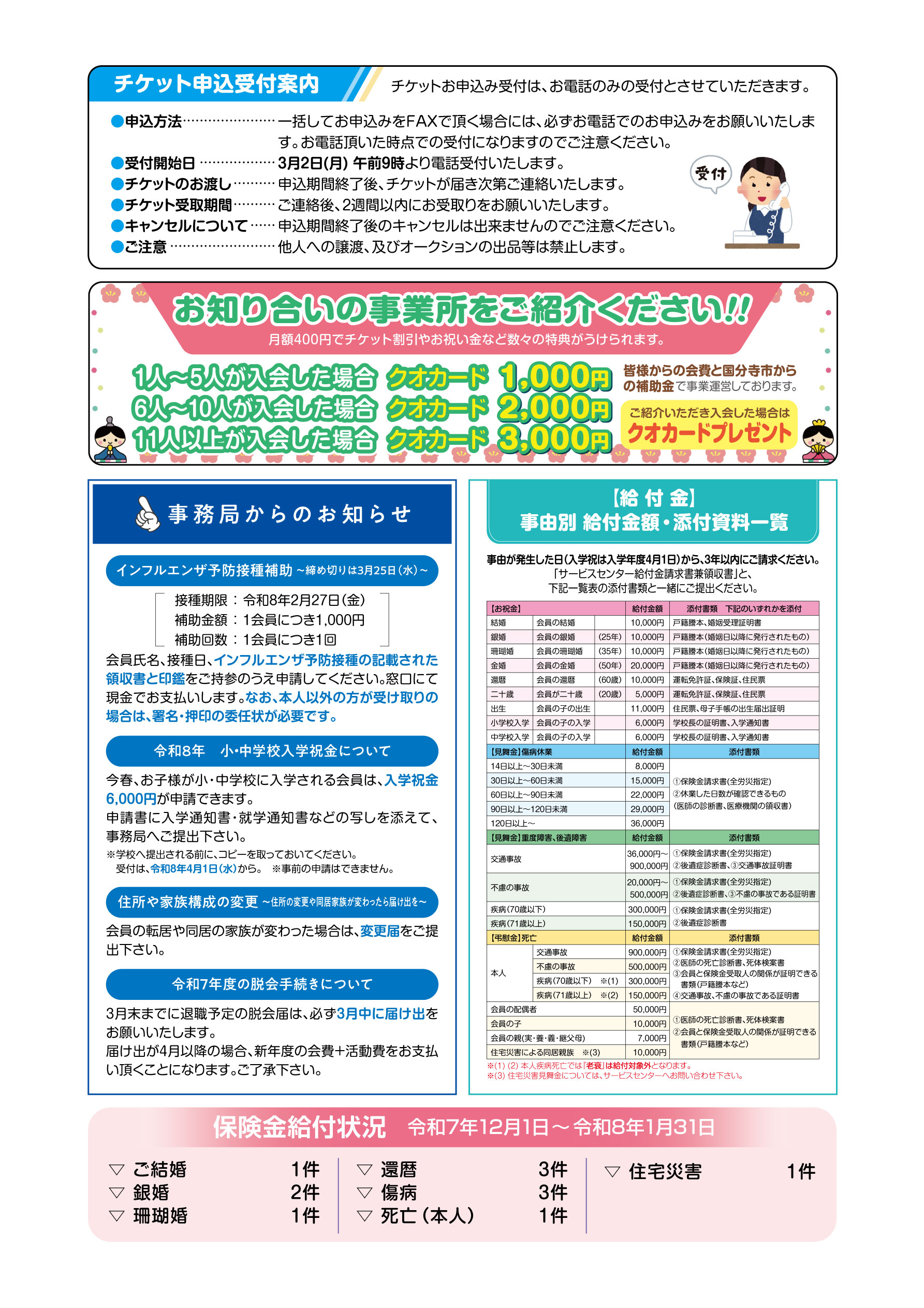 2026年3月サービスセンターだより 4ページ目